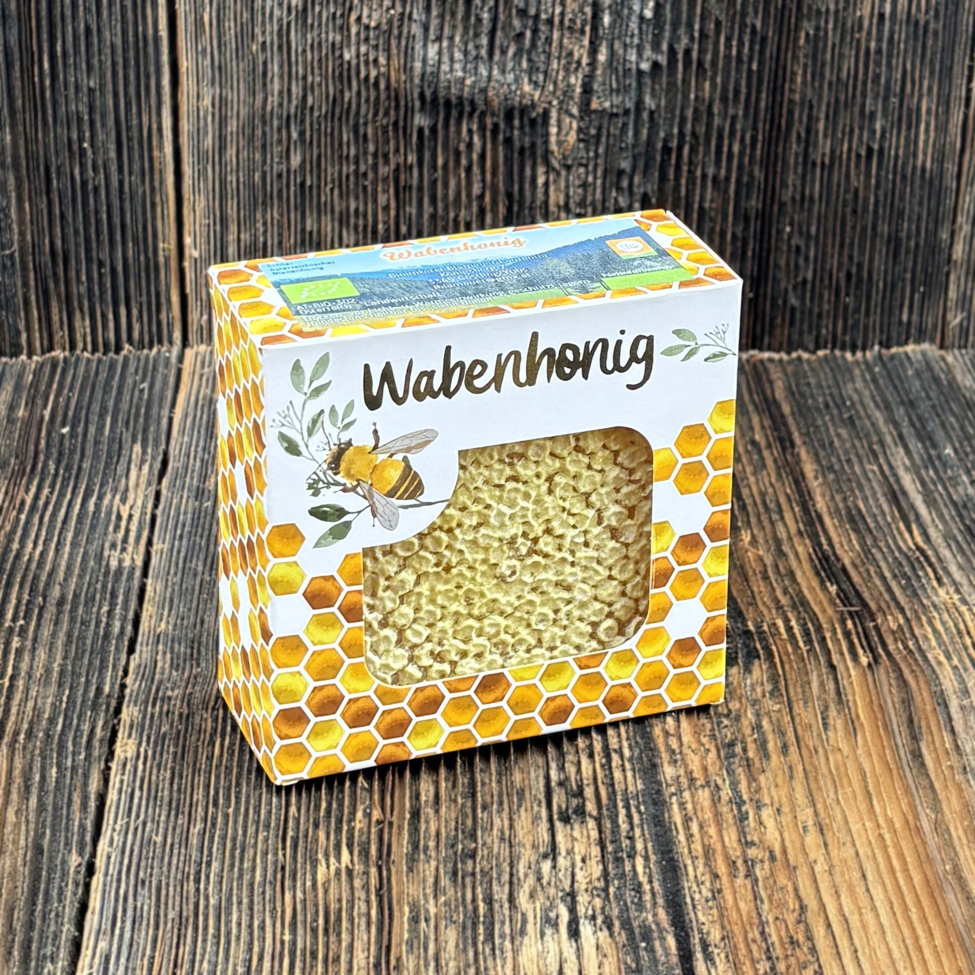 Bio Wabenhonig 220g im Holzrahmen - aus Göstling - BioImkerei Blamauer