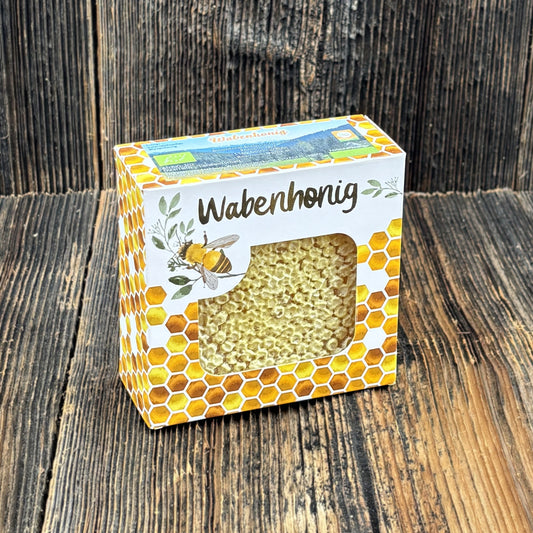 Bio Wabenhonig 220g im Holzrahmen - aus Göstling - BioImkerei Blamauer