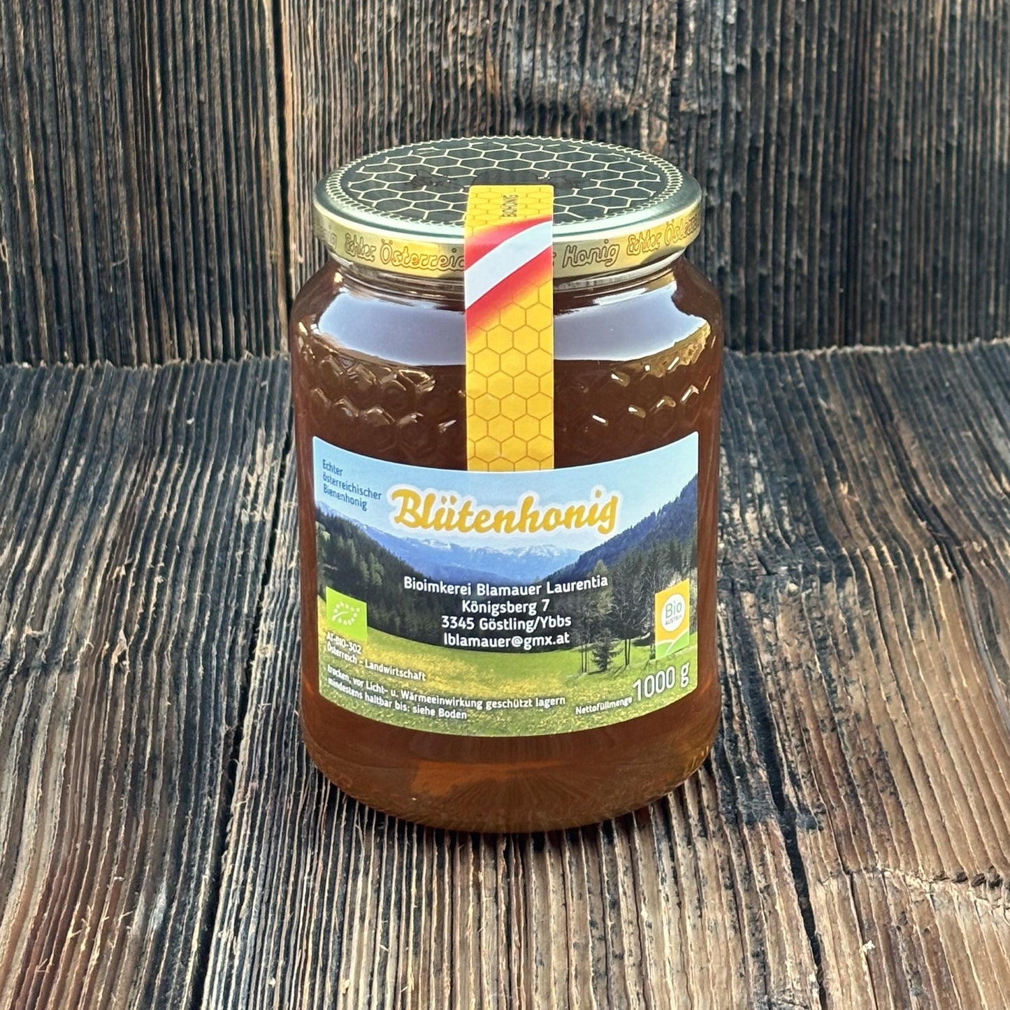 Bio Blütenhonig 1000g blumiger Geschmack - aus Göstling - BioImkerei Blamauer