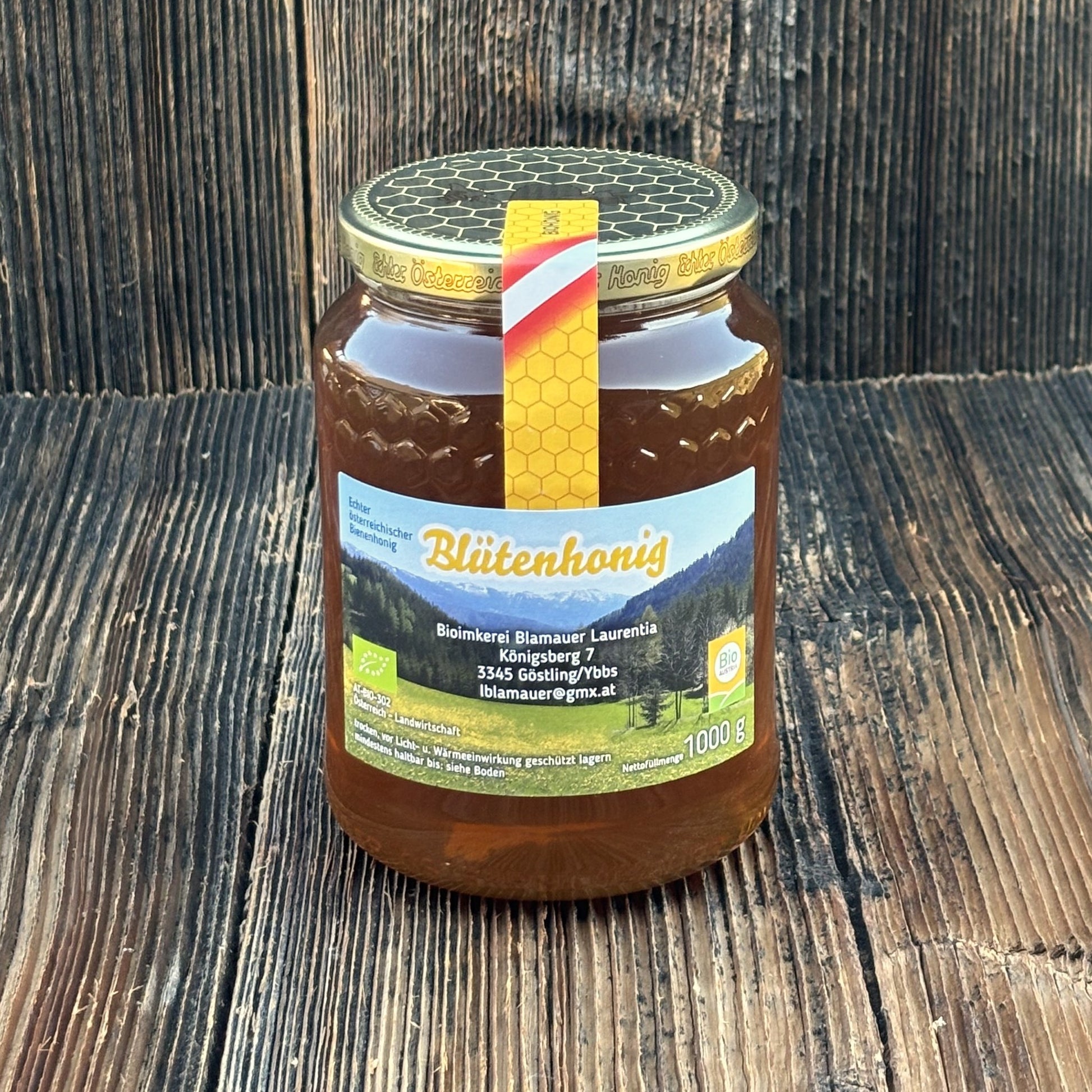 Bio Blütenhonig 1000g blumiger Geschmack - aus Göstling - BioImkerei Blamauer