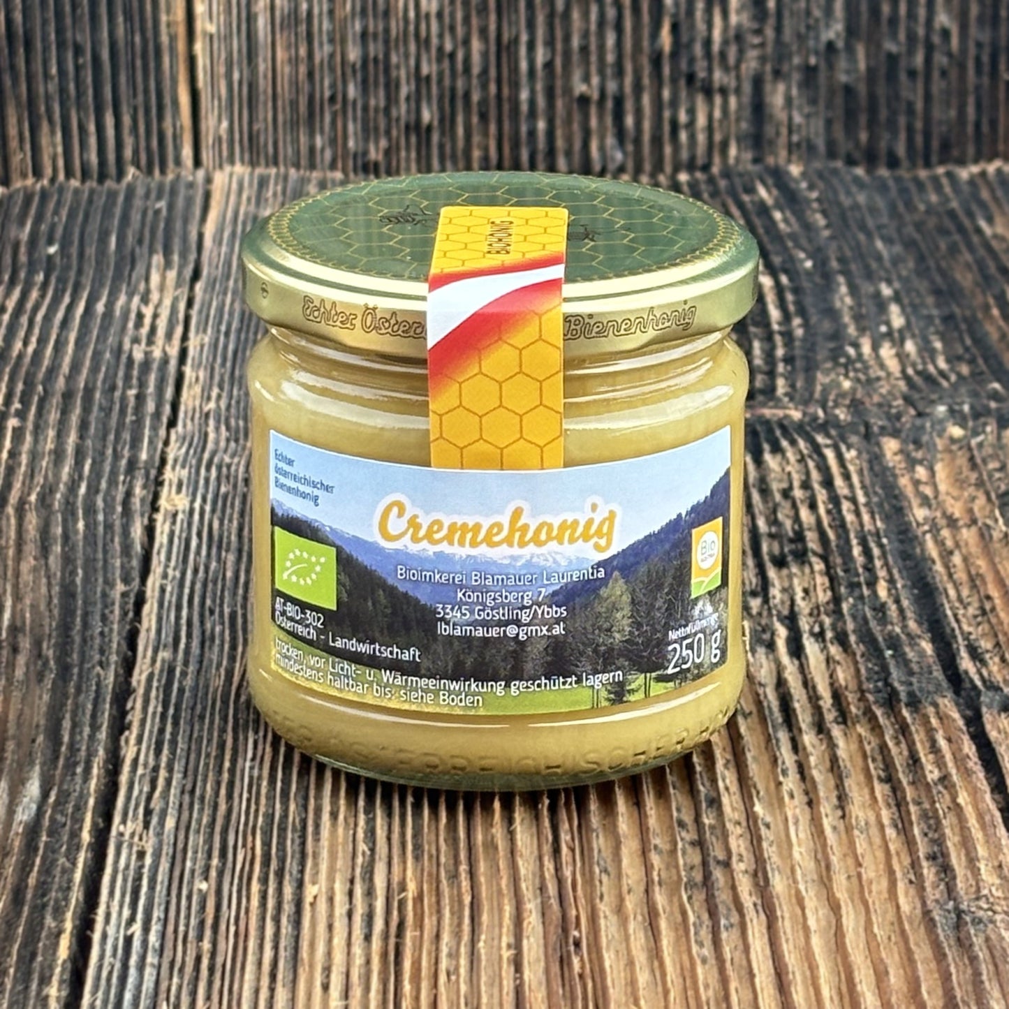Bio Cremehonig 250g cremig gerührt - aus Göstling - BioImkerei Blamauer